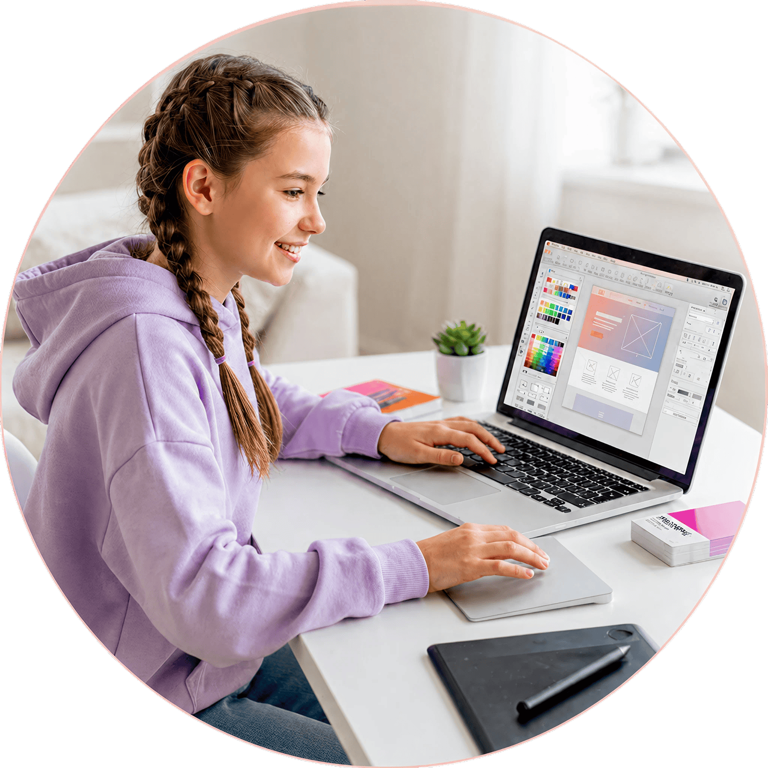 Учень My Computer Academy — онлайн навчання цифрового рисунка